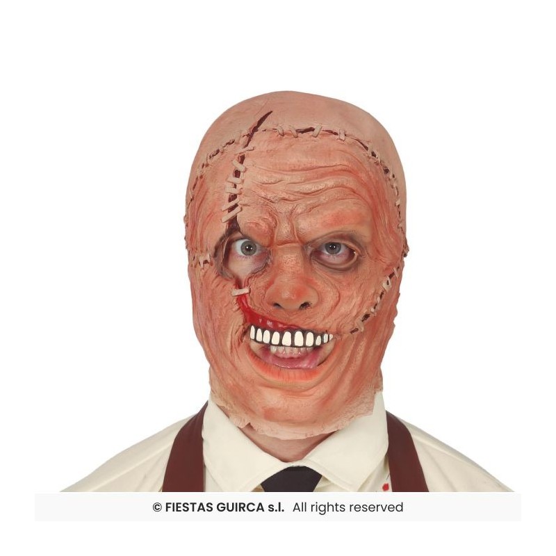 MASQUE ASSASSIN LATEX CUIR TUEUR MASSACRE A LA TROCONNEUSE MASQUE ASSASSIN LATEX CUIR TUEUR MASSACRE A LA TROCONNEUSE