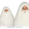 PERRUQUE + BARBE BLANCHE DE MERLIN OU DRUIDE PERRUQUE + BARBE BLANCHE DE MERLIN OU DRUIDE