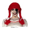 PERRUQUE POUPEE NATTES ROUGE EN LAINE PERRUQUE POUPEE NATTES ROUGE EN LAINE
