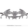 MASQUE LOUP NOIR DENTELLE BRODEE CHAUVE SOURIS MASQUE LOUP NOIR DENTELLE BRODEE CHAUVE SOURIS