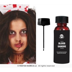 FAUX SANG DENSE AVEC BROSSE MAQUILLAGE BLESSURE HALLOWEEN