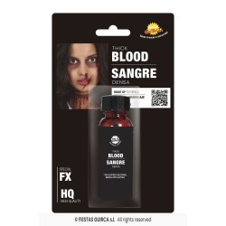 FAUX SANG DENSE AVEC BROSSE MAQUILLAGE BLESSURE HALLOWEEN