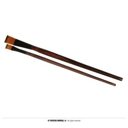 2 PINCEAUX PLATS A MAQUILLAGE