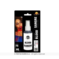 SPRAY FAUX SANG COAGULE ROUGE MAQUILLAGE BLESSURE HALLOWEEN