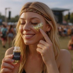 MAQUILLAGE GEL PAILLETTE OR 