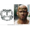 TATOUAGES EPHEMERES DE VISAGE THUG LIFE 30 X 13 CM