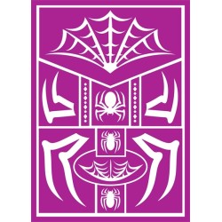 POCHOIR POUR MAQUILLAGE ARAIGNEE HALLOWEEN 14 X 20 CM 