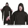 DEGUISEMENT  TUNIQUE NOIRE A CAPUCHE ADULTE TAILLE UNIQUE DEGUISEMENT  TUNIQUE NOIRE A CAPUCHE ADULTE TAILLE UNIQUE