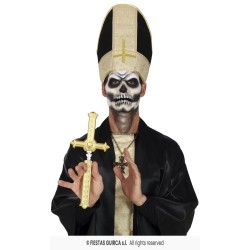 POIGNARD CACHE DANS UNE CROIX