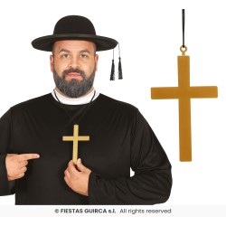 CROIX DE MOINE OU CURE COULEUR OR