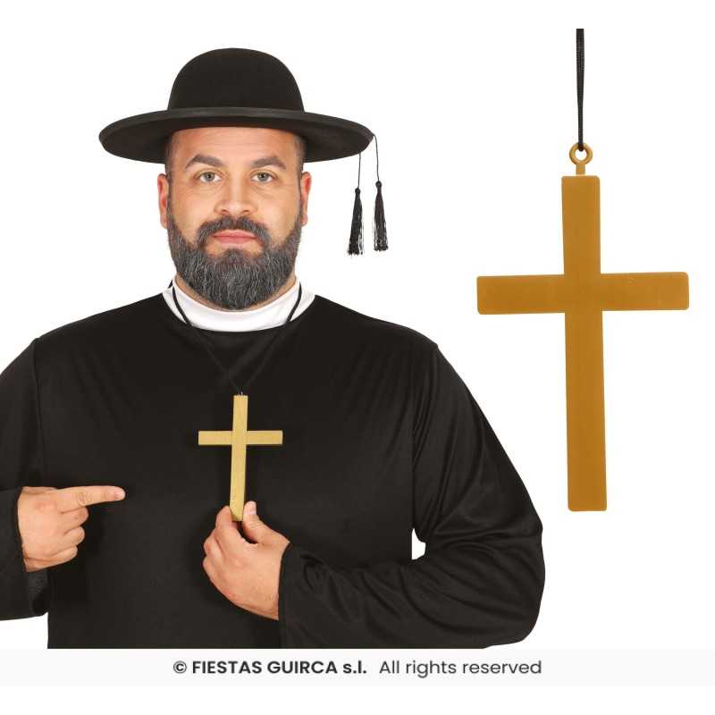 CROIX DE MOINE OU CURE COULEUR OR