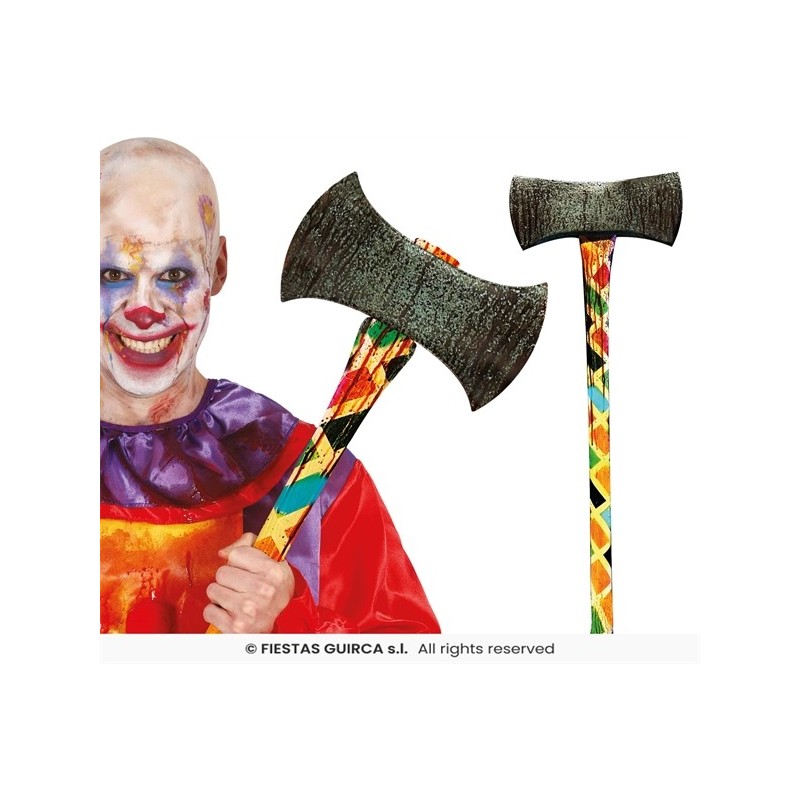 HACHE DE CLOWN TUEUR HALLOWEEN 73 CM