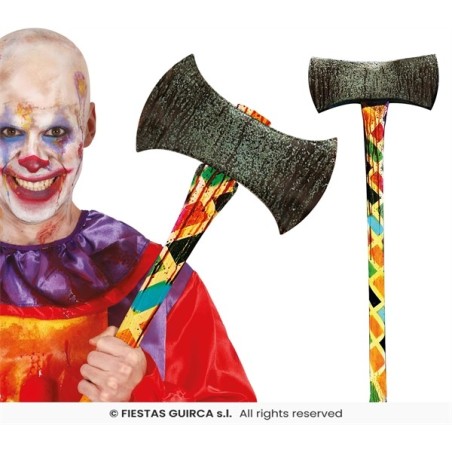 HACHE DE CLOWN TUEUR HALLOWEEN 73 CM