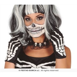 GANTS MAINS DE SQUELETTE COURTS