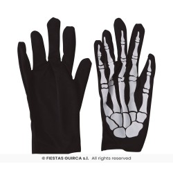GANTS MAINS DE SQUELETTE COURTS