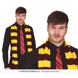 ECHARPE ETUDIANT SORCIER HARRY JAUNE ET BORDEAU