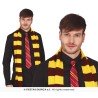 ECHARPE ETUDIANT SORCIER HARRY JAUNE ET BORDEAU