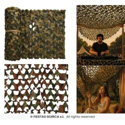 TISSU OU FILET DE CAMOUFLAGE MILITAIRE 180 X 70 CM