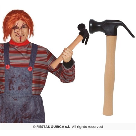 MARTEAU HALLOWEEN OU DE CONSTRUCTION 40 CM