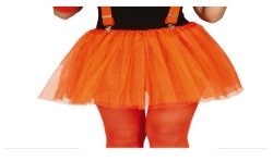TUTU ADULTE ORANGE NEON OU FLUO 40 CM