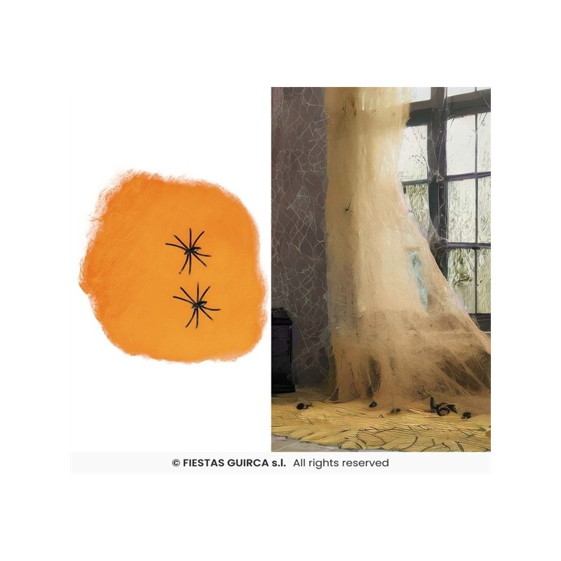 TOILE D'ARAIGNEE ORANGE 100 GR