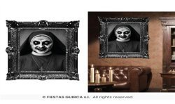 AUTOCOLLANT CADRE EPOQUE DE LA NONNE 58 X 45 CM