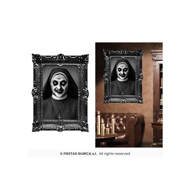 AUTOCOLLANT CADRE EPOQUE DE LA NONNE 58 X 45 CM