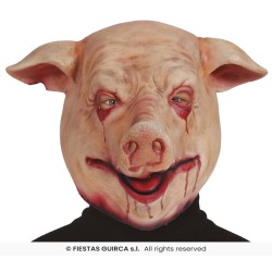 MASQUE DE COCHON EN SANG SAW EN LATEX