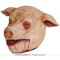 MASQUE DE COCHON EN SANG SAW EN LATEX