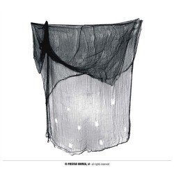 RIDEAU DECHIRE OU TISSU NOIR 200 X 500 CM 