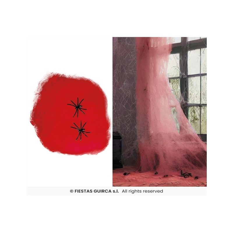 TOILE D'ARAIGNEE ROUGE 60 GR TOILE D'ARAIGNEE ROUGE 60 GR