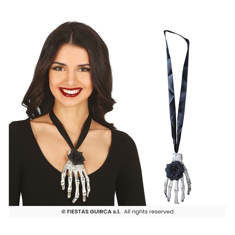 COLLIER MAIN DE SQUELETTE
