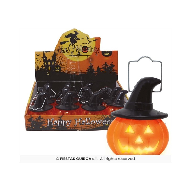 CITROUILLE LUMINEUSE 8 X 7 CM CITROUILLE LUMINEUSE 8 X 7 CM