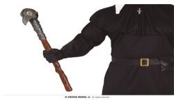 CANNE OU BATON TETE DOCTEUR DE LA PESTE 70 CM DEMONTABLE