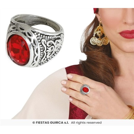 BAGUE RUBIS ROUGE