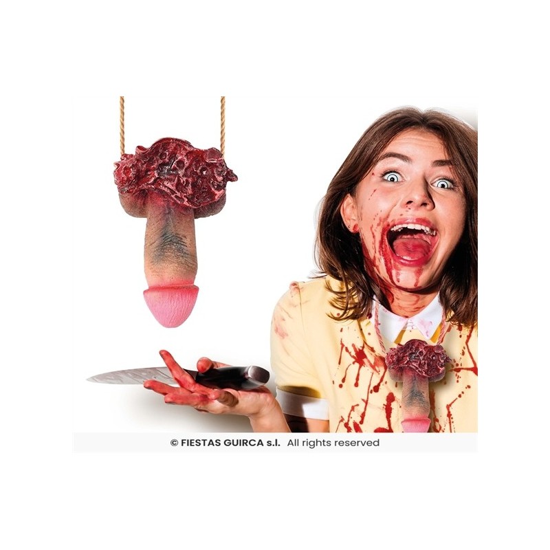 COLLIER MEMBRE MASCULIN ZIZI EN SANG COLLIER MEMBRE MASCULIN ZIZI EN SANG