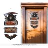DECORATION DE PORTE PANNEAU EN BOIS FAUCHEUSE EN 3 PARTIES POUR HALLOWEEN DECORATION DE PORTE PANNEAU EN BOIS FAUCHEUSE EN 3 PARTIES POUR HALLOWEEN