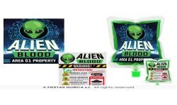 4 POCHES DE FAUX SANG MEDICAL 200 ML 