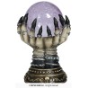 BOULE DE CRISTAL LUMINEUSE POUR VOYANTE EN CERAMIQUE 23 CM BOULE DE CRISTAL LUMINEUSE POUR VOYANTE EN CERAMIQUE 23 CM