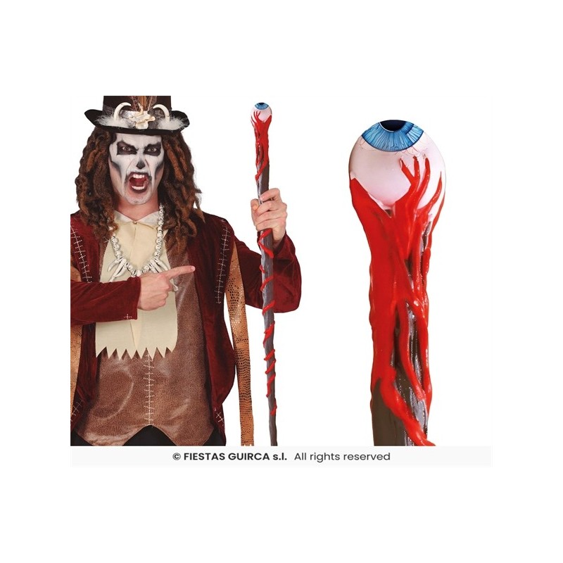 BATON OU CANNE EMBOUT MAIN TENANT UN OEIL DETACHABLE 90 CM BATON OU CANNE EMBOUT MAIN TENANT UN OEIL DETACHABLE 90 CM