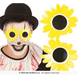 LUNETTES MARGUERITES JAUNE ET BLANCHE