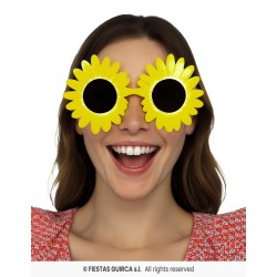 LUNETTES MARGUERITES JAUNE ET BLANCHE