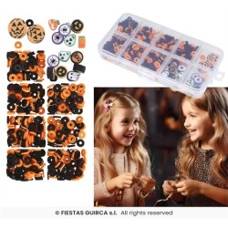 COFFRET DE 512 PIECES POUR BRACELETS HALLOWEEN DIY