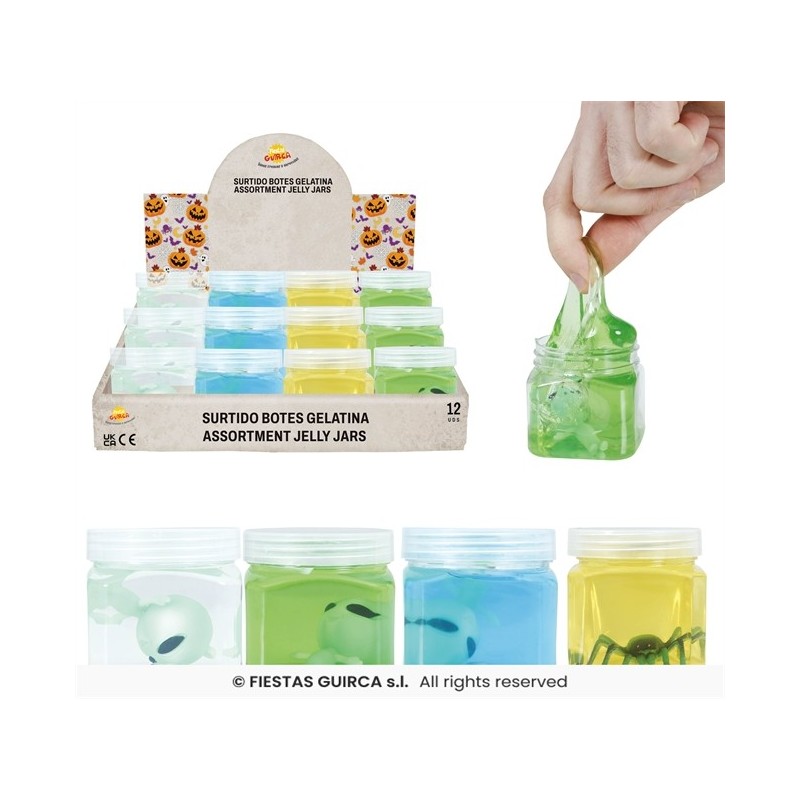 POT DE SLIME AVEC ARAIGNEE OU OEIL AU FOND