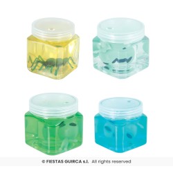 POT DE SLIME AVEC ARAIGNEE OU OEIL AU FOND