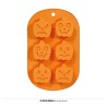 MOULE A GATEAU EN SILICONNE CITROUILLE HALLOWEEN  27 X 17 CM