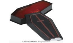 POT DE SLIME EN FORME DE CERCEUIL OU TOMBE 7 X 3 CM