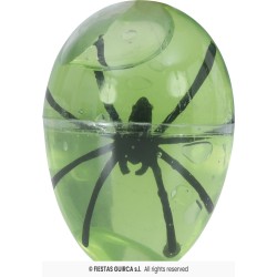 POT DE SLIME EN FORME D'OEUF AVEC ARAIGNEE 6 CM