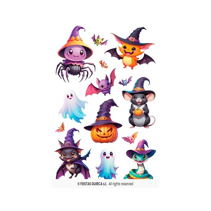 DECORATION HALLOWEEN PLANCHE AUTOCOLLANTS  DECORATION HALLOWEEN PLANCHE AUTOCOLLANTS