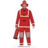 DEGUISEMENT POMPIER ROUGE TAILLE L OU 52-54 DEGUISEMENT POMPIER ROUGE TAILLE L OU 52-54